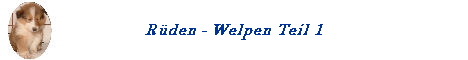 R�den - Welpen Teil 1